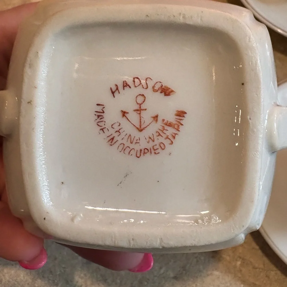 RARE Vintage Hadson Chinaware tea set, made in Occupied Japan